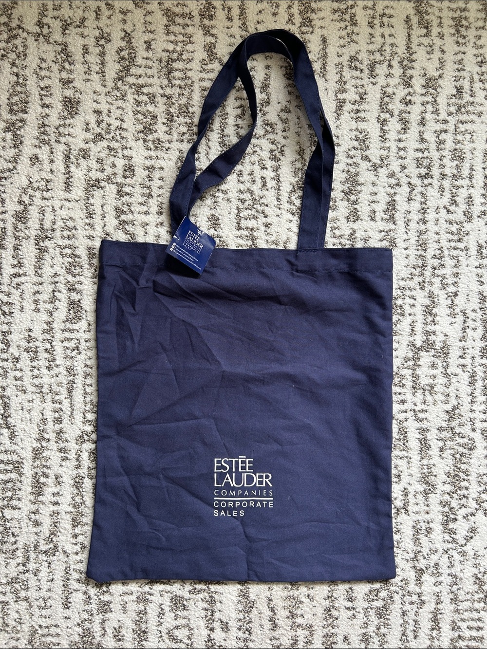 Estee Lauder Navy Canvas Tote NWT